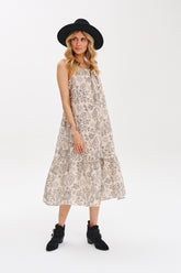 Boho Muse losse linnen jurk